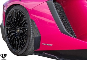 【M’s】Lamborghini AVENTADOR SV (2016y-)LB★PERFORMANCE サイドダクトカバー／／CFRP-マット エアロ Liberty Walk リバティーウォーク