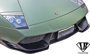 【M’s】LAMBORGHINI Murcielago (2001y-2010y) LB performance フロントバンパー (タイプ2) Liberty Walk リバティーウォーク エアロ 社外