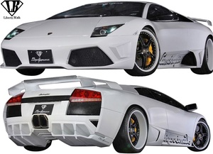 【M’s】LAMBORGHINI ムルシエラゴ (2001y-2010y) LB performance フルキット 5P ／／ FRP Liberty Walk リバティーウォーク エアロ パーツ