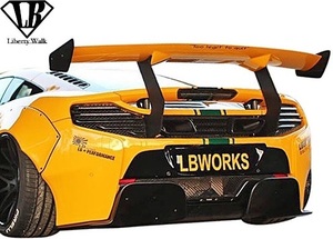 【M's】650S マクラーレン (2014y-2018y) Liberty Walk LB-WORKS リアウイング／／CFRP製 カーボン ウイング エアロ リバティーウォーク