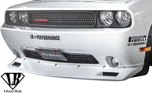 【M’s】Dodge Challenger (2008y-) Liberty Walk LB-WORKS フロントリップスポイラー ／／ FRP 未塗装 エアロ パーツ リバティーウォーク
