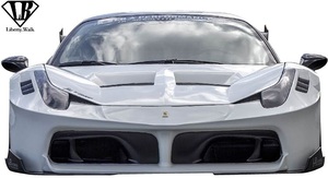 【M's】フェラーリ458 LB-Silhouette WORKS シルエットGT ボンネットフード／／FRP製 エアロボンネット Liberty Walk リバティーウォーク