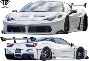 【M's】フェラーリ458 LB-Silhouette WORKS シルエットGT ワイドボディキット 7点 ／／FRP エアロ Liberty Walk リバティーウォーク