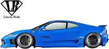 【M’s】Ferrari 360modena/Spider(99y-05y)LB-WORKS リアウイング Ver.2／／FRP フェラーリ360 ウイング Liberty Walk リバティーウォーク_画像4
