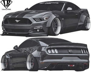 [M*s] FORD MUSTANG (2015y-) Liberty Walk LB-WORKS wide specification full kit 6 point || FRP Liberty walk full aero Mustang 