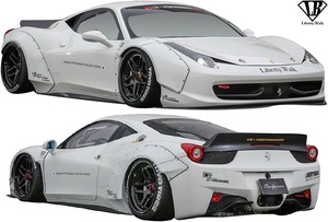 【M's】フェラーリ 458 (2009y-2015y) Liberty Walk LB-WORKS L-type コンプリートボディキット 5点／／CFRP+FRP リバティーウォーク