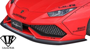 【M's】LAMBORGHINI HURACAN (2014y-) LB-WORKS フロントディフューザー／／FRP製 エアロ Liberty Walk リバティーウォーク ランボ