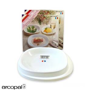 【未使用箱付】arcopal アルコパル Milky Dish プレート4枚まとめ