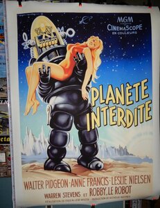 ☆目玉企画☆☆ROBBY THE ROBOT ☆☆ロビー・ザ・ロボット☆97cm x127cm大型ポスター☆