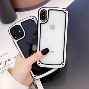 【iPhone 13Pro】iPhoneケース・ブラック 韓国/透明/携帯