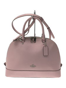 COACH ◆ Coach / Shoulder bag / Handbag / F37218 / 2WAY / Leather / PNK, ladies' bag, Handbag, others