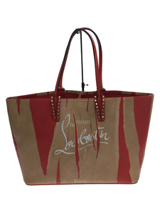 Christian Louboutin ◆ Tote Bag / Leather / RED / Baga Ruby Craft / Studs / Christian Louboutin, ladies' bag, tote bag, others