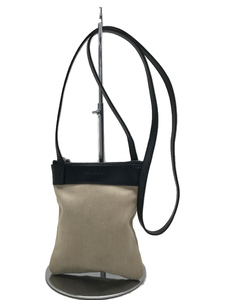 BVLGARI ◆ Shoulder bag / canvas / BEG / plain, ladies' bag, Shoulder bag, others