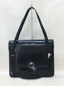 BALLY ◆ Bally / Square Handbag / Old / Black / Used, ladies' bag, Handbag, others