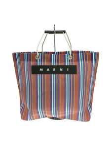 MARNI ◆ Flower Cafe / Nylon / Multicolor / Stripe, ladies' bag, tote bag, others