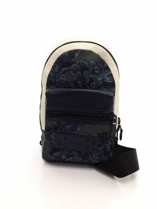  COACH* сумка на плечо / темно-синий / цветочный принт /F59302