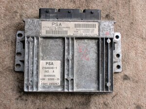 * Peugeot 206 01 year T14A engine computer -( stock No:A10210) (5487)