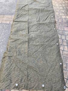 訳あり 東ドイツ軍 ポンチョテント ターポリン 軍幕 タープ 1枚