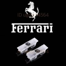 NEWタイプ 高性能 フェラーリ LED HD ロゴ プロジェクター カーテシランプ 純正交換 812 スーパーファスト/FF/GTC4 ルッソ Ferrari ドア_画像1