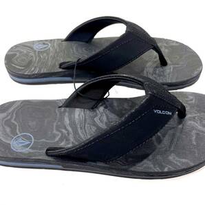 VOLCOM ボルコム V0811522GBL メンズ US9 27cm ビーチサンダル BeachSandal ビーサン グレー・ブルー色 靴 ヴォルコム 新品 即決 送料無料の画像3