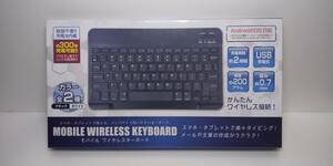 ワイヤレスキーボード Android iSO 対応 WHITE 白色 MOBILE WIRELESS KEYBOARD 軽量 キーボード