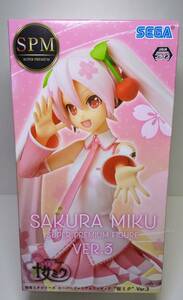  Sakura Miku Hatsune Miku серии super premium фигурка Ver.3 Hatsune Miku SPM SAKURA MIKU SUPER PREMIUM FIGURE VER.3