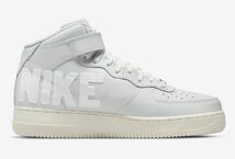 NIKE AIR FORCE 1 MID '07 PRM Copy / Paste グレーx白 27.5cm atmos_画像3