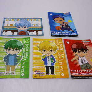 【送料無料】ポストカード 5枚セット 黒子のバスケ J-WORLD SD 火神 黄瀬 緑間 青峰 非売品 まとめ