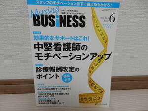 Nursing BUSiNESS　効果的なサポートはこれ！中堅看護師のモチベーションアップ vol.6　No.8　定価2000円 メディカ出版