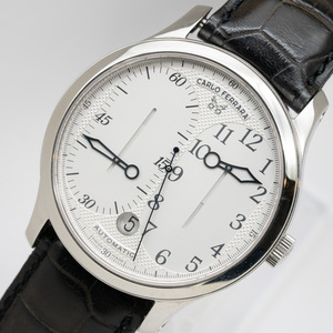 質イコー [カルロ・フェラーラ] CARLO FERRARA 腕時計 レギュレーター クラシック CF1997 自動巻 メンズ 中古 良品