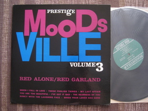 ★MOODSVILLE Vol.3★RED GARLAND♪RED ALONE★Prestige Moodsville MVLP-3★RVG★mono★US盤★LP★