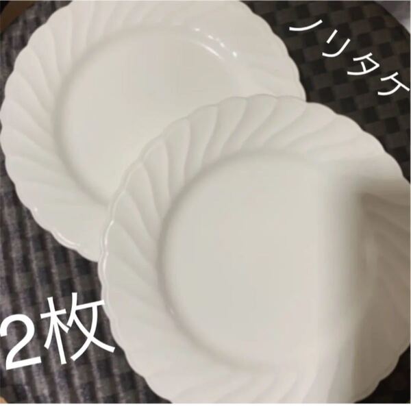 ノリタケ プレート 皿 2枚 輸送事故補償付き発送