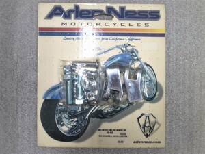 【廃盤激レア】アレンネス(Arlen Ness) アングルフットペグ 06-405 ハーレーダビットソン 新品特価 適合多数 ステップ ペダル