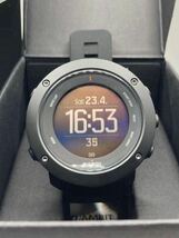 [未使用] SUUNTO AMBIT3 VERTICAL BLACK 腕時計 アンビット3 バーティカル 充電ケーブル2本付属_画像1