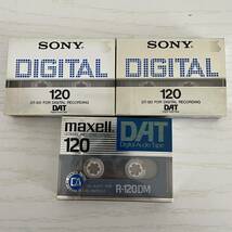 SONY DT-120 DATテープ　maxell R-120DM テープ_画像1