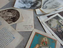 フランスアンティーク ホーリーカード 54枚 マリア 聖母 キリスト 教会 蚤の市 ブロカント 紙もの PARIS　FRANCE_画像10