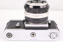 【ジャンク】NIKON ニコン F アイレベル NIKKKOR-S AUTO 5.8cm F1.4 単焦点レンズ MF 一眼レフ フィルムカメラ 36486-F_画像6