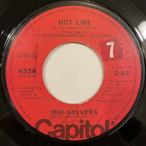 【7inch レコード】The Sylvers 「Hot Line」「That's What Love Is Made Of」