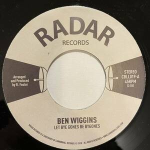 【7inch レコード】Ben Wiggins 「Let Bye Gones Be Bygones」