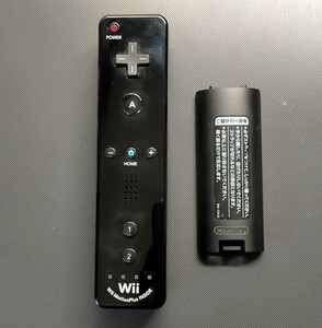 Wiiリモコンプラス(黒) RVL-036本体のみ 難ありジャンク