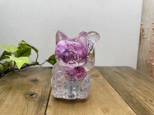  underwater flower shift knob maneki-neko rose . purple . flower . gypsophila lavender 