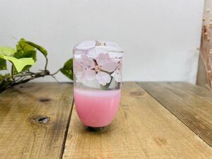 水中花 シフトノブ 桜　ピンク
