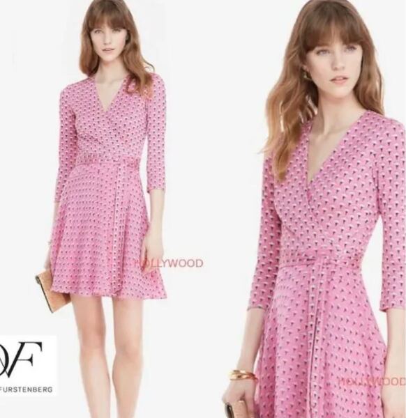 希少美品ダイアンフォンファステンバーグ ラップワンピース0