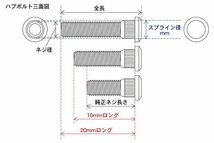 【KYO-EI】キューブ用ロングハブボルト(SBN)_画像2