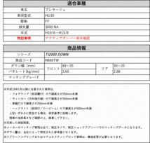 [RS-R_Ti2000 DOWN]HU30 プレサージュ(2WD_3000 NA_H10/6～H13/8)用車検対応ダウンサス[N660TW]_画像2