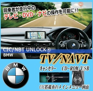 [CIC UNLOCK]BMW F06 6シリーズ(～2013/02)用TVキャンセラー【代引き不可/車台番号連絡必須】