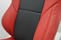 [G-Bring]RECARO SR-7F GK100(～2016年モデル)用スポーツシートカバー(ブラック×センターレッド)＜送料無料！＞_画像2