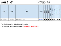 [ENDLESS×MX72]NCP19 WiLL Vi_リアドラム(H12.1～H14.4)用エンドレスブレーキパッド［ローター攻撃性の低減］_画像2