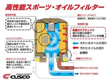 [CUSCO]BR9 レガシィワゴン用スポーツオイルフィルター(エレメント)【00B 001 C】_画像2