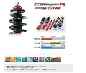 [tanabe_サステックプロCR]QNC10 パッソ_1.3Racy(H16/06～H22/02)用タナベ_車高キット＜車検対応＞